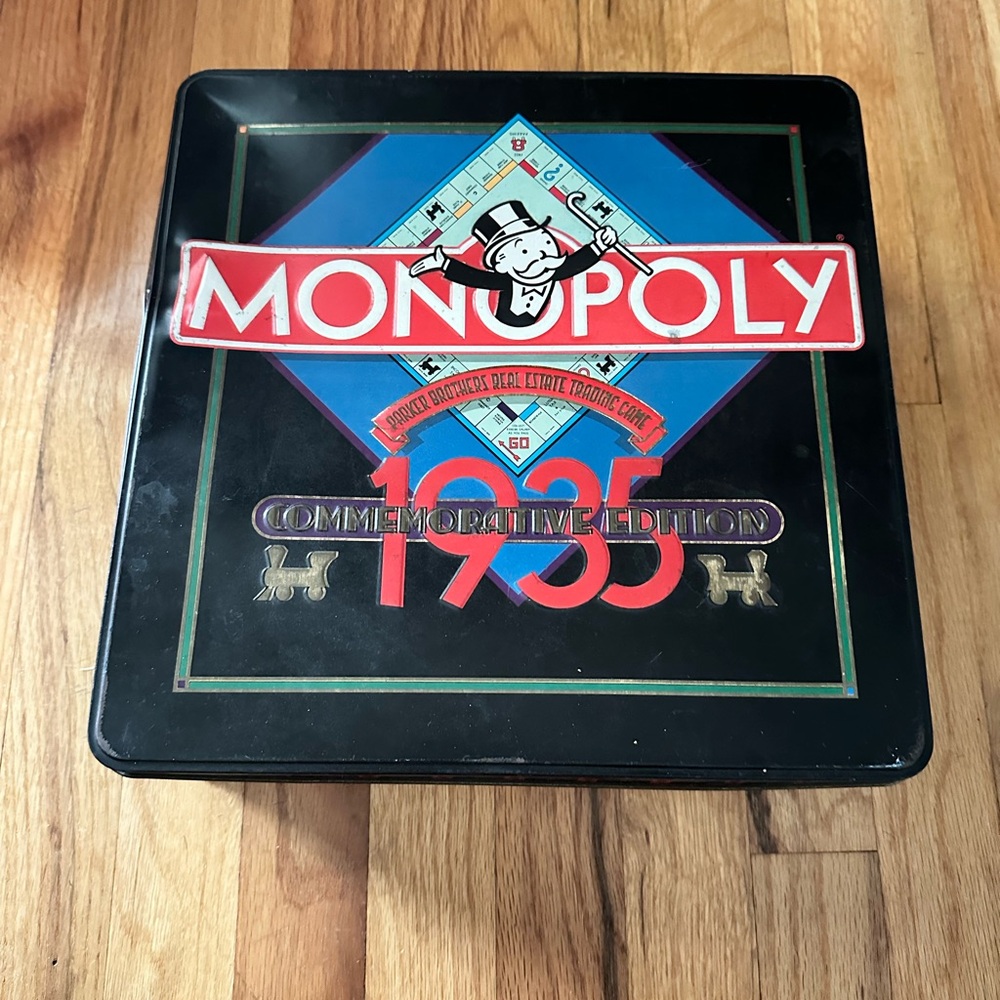 Monopoly 1935 Commemorative Edition Tin Case